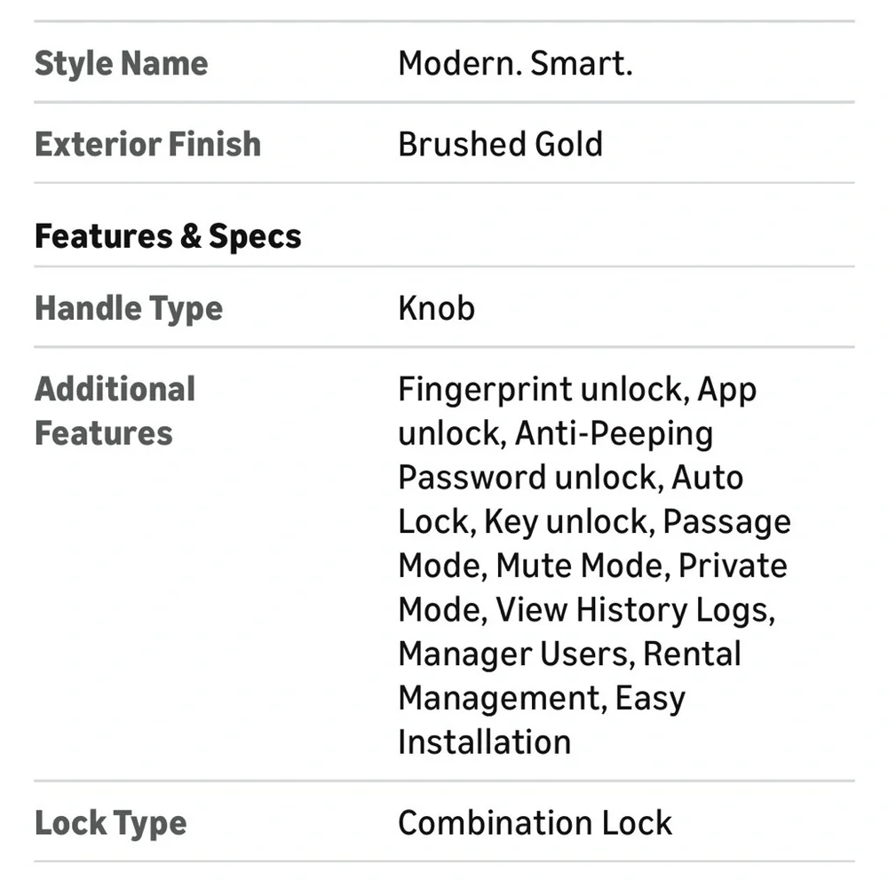Smart Door Knob w/ Keypad & Fingerprint | App Control Lock | K10 Plus - Picture 8 of 9